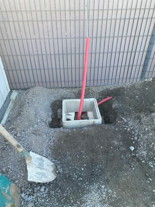 Pose de réseau enterré